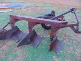 NOT SOLD INTERNATIONAL 3 BOTTOM PLOW/ 3 POINT HITCH