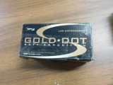 SOLD SPEER GOLD DOT HOLLOWPOINT 357 SIG 125 GRAIN GDGP 100 ROUNDS IN LOT