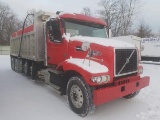 NOT SOLD 2016 VOLVO VHD 5/Axle Dump Truck- SALVAGE REPAIRED AND TITLE