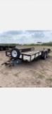 NOT SOLD 16 FT 2008 TOP HAT BUMPER PULL TRAILER