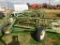 *NOT SOLD* JOHN DEERE TWIN RAKES & DOLLY
