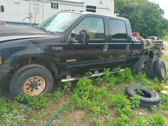*NOT SOLD* 03 FORD F250 4X4 PARTS TRUCK AUCTION RECIEPT ONLY