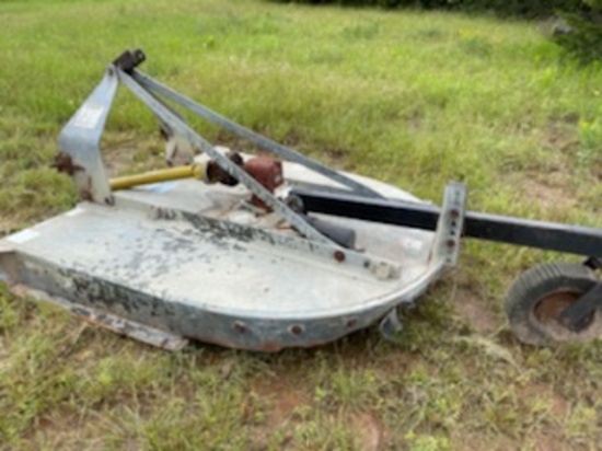 *NOT SOLD*GALVANIZED MODERN 5 FT BRUSHHOG MOWER
