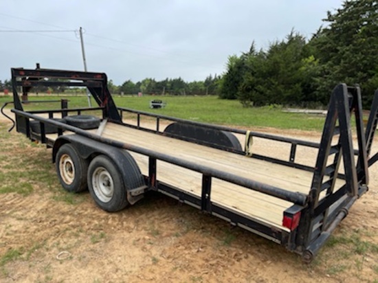 *NOT SOLD*18FT GOOSENECK TRAILER WITH NEW FLOOR