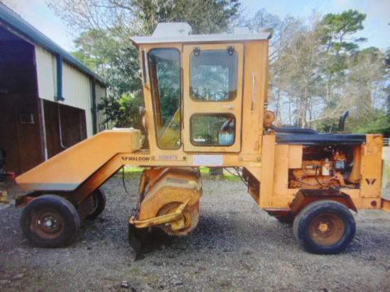 *NOT SOLD*WALDON SWEEP MASTER II CONSTRUCTION SWEEPER
