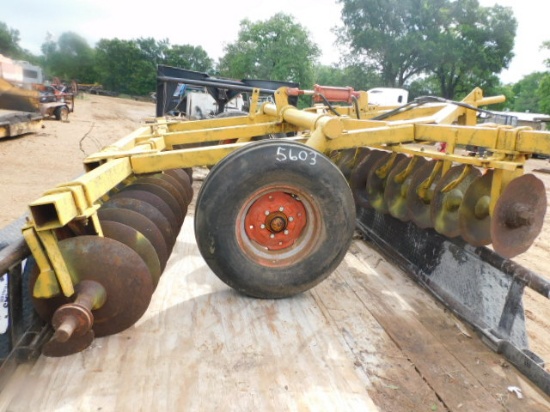 *NOT SOLD* 2 FT TANDEM WHEELED DISC HARROW/ PLOW