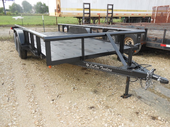 *NOT SOLD*UNUSED CEN-TEX  16 FT PIPE TOP TRAILER