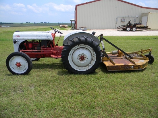 *SOLD* 8 N FORD w/ 5 FT SHREDDER
