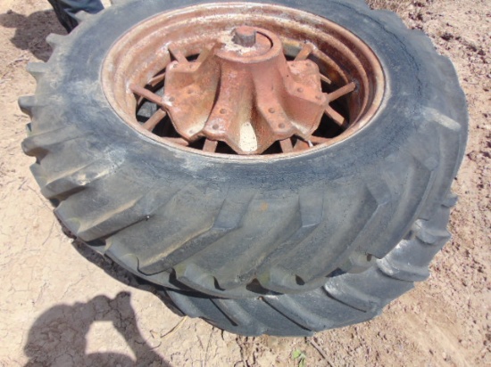 *SOLD* 2   14.9-36 TRACTOR TIRES AND RIMS