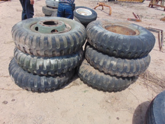 *SOLD*  6  11.00-26 TIRES AND RIMS