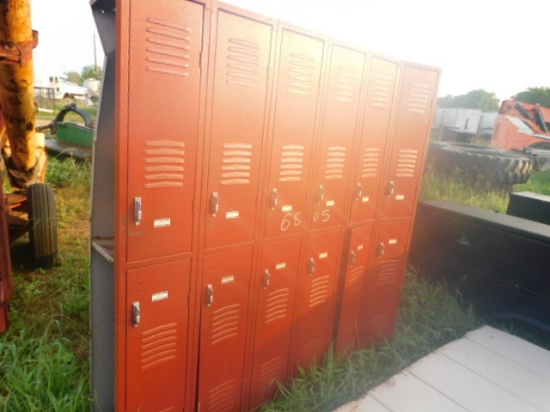 *SOLD* RED LOCKERS
