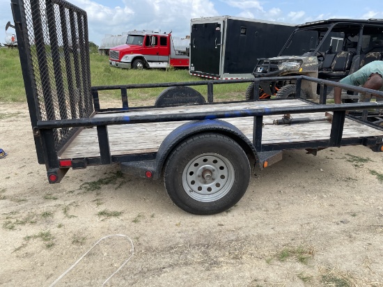 *SOLD* 2012 MAXEY 10FT TRAILER WITH LIFT GATE