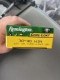 *NOT SOLD*REMINGTON CORE-LOKT 30-30 AMMO 150 GRAIN