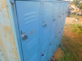 *SOLD* BLUE DOUBLE SIDED LOCKERS