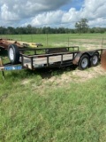 *NOT SOLD*16 FT 2008 TOP HAT BUMPER PULL TRAILER