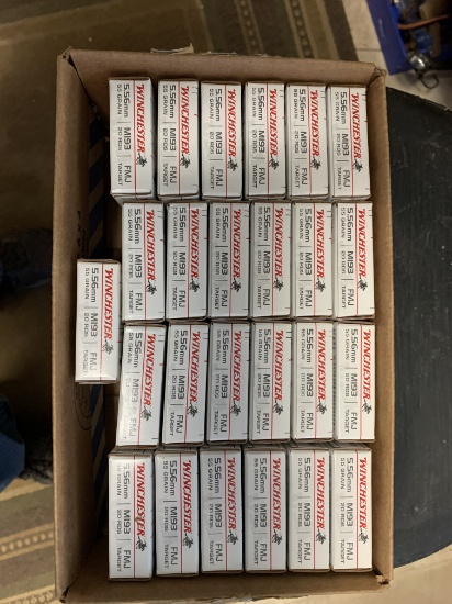*NOT SOLD*500 ROUNDS OF WINCHESTER 5.56 AMMO
