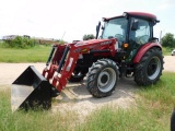 *NOT SOLD*CASE 55A CAB/ AIR 4 X 4 DIESEL FARM LOADER TRACTOR