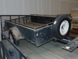 *SOLD* BUMPER PULL SINGLE AXLE UTILITY TRAILER PLATE FVDY44