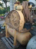 *NOT SOLD*120 GALLON LOMBARDINI DIESEL POWERED AIR COMPRESSOR