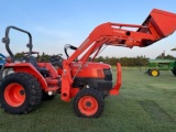 *NOT SOLD*4x4 kubota L3400 diesel tractor with loader