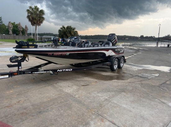 *NOT SOLD* 2013 NITRO Z8 BASS BOAT WITH MERCURY 225 MOTOR & TRAILER