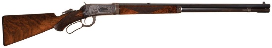 Factory Engraved Winchester Deluxe Model 1894 Takedown Rifle