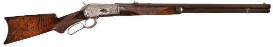 Factory Engraved Winchester Deluxe Model 1886 Rifle with Letter