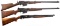 Three Remington Rifles