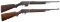 Two Winchester Model 1907 Semi-Automatic Rifles