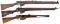 Three Military Bolt Action Rifles