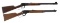 Two Lever Action Rifles