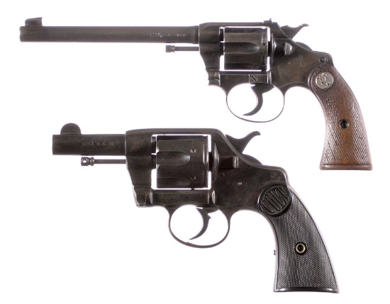 Two Colt Double Action Revolvers