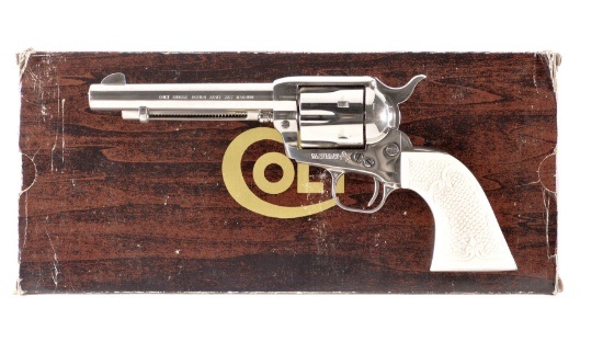 Colt Single Action Army Revolver with Matching Box