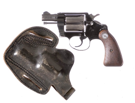 Colt Cobra Double Action Revolver with Holster and Extra Grips