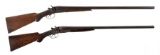 Two Double Barrel Shotguns