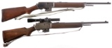 Two Winchester Semi-Automatic Rifles