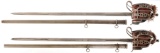 Two European Style Sword with Scabbards