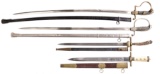 Four Assorted European Style Swords