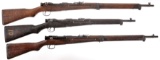 Three Japanese Bolt Action Long Guns