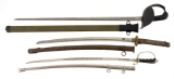 Three Assorted Military Style Swords