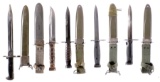 Group of Five U.S. Military Style Edged Weapons