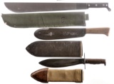 Three U.S. Military Edged Weapons