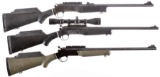 Three Rossi Single Shot Rifles