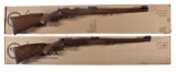 Two CZ Bolt Action Rifles with Boxes