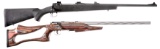 Two Savage Bolt Action Rifles with Boxes