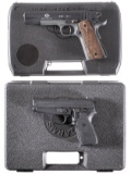 Two Semi-Automatic Pistols with Cases