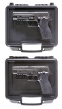 Two Sig Sauer P226 Nitron Semi-Automatic Pistols with Cases