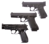 Three Semi-Automatic Pistols