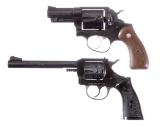 Two Double Action Revolvers