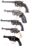 Five Double Action Revolvers